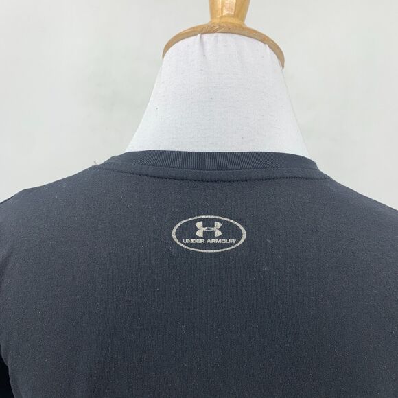 Under Armour T Shirt Womens S Small Black Semi Fitted Protect This House Tee - Picture 3 of 13
